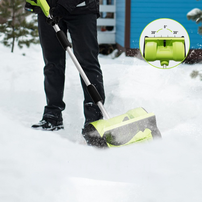 Saker SnowShovel | Schneiden Sie schnell durch Schnee ohne Kabel