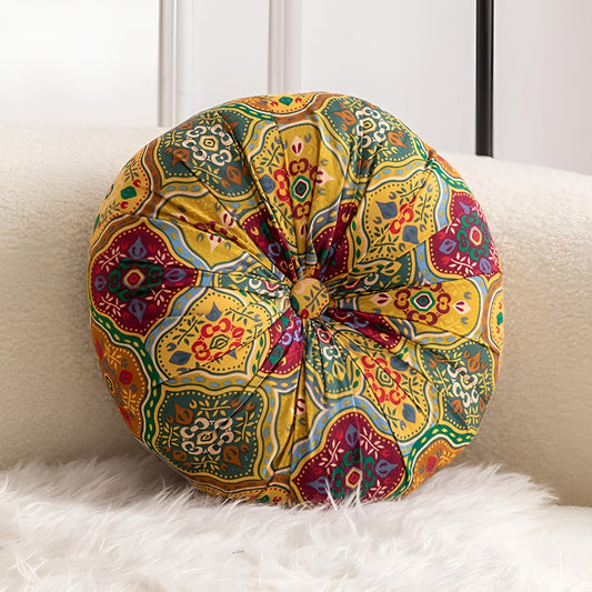 Boho runder Sitzkissen