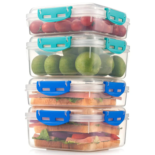 Auslaufsichere Lunchboxen (4er-Set)