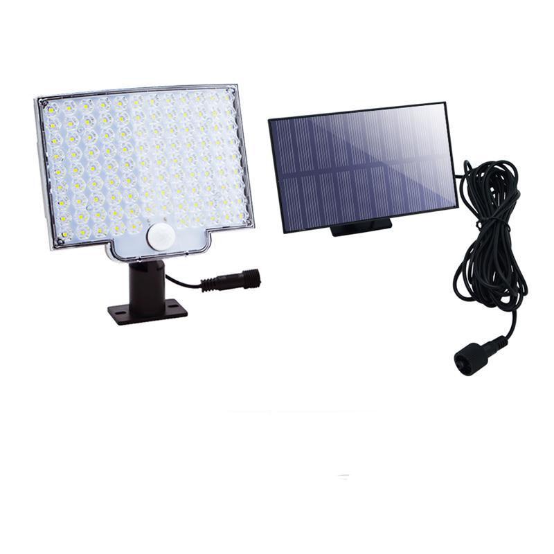 Garduru - 106 LED-Solar-Außenleuchte mit Bewegungsmelder