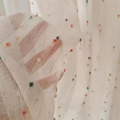 Sugar Bean Regenbogen Tüllvorhang