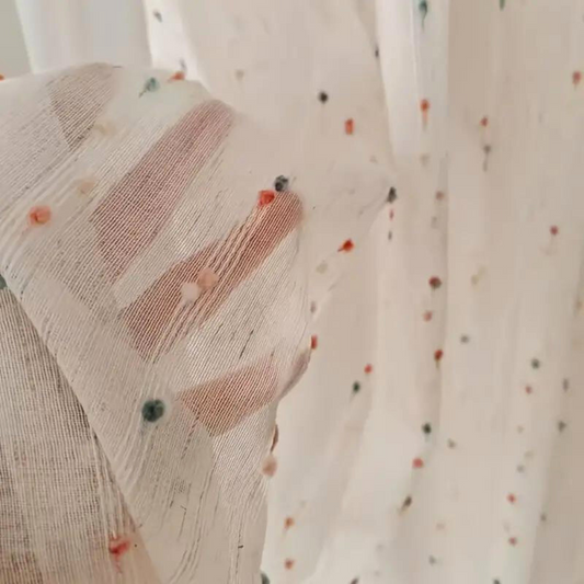 Sugar Bean Regenbogen Tüllvorhang