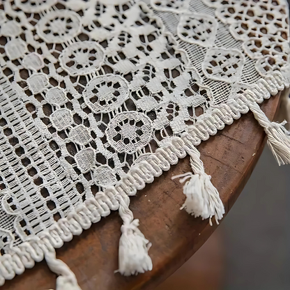 Chic Bohemian Häkelvorhang