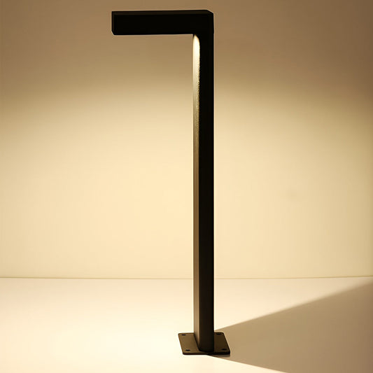 Solar Gartenweg Licht mit schwarzem Metallrahmen