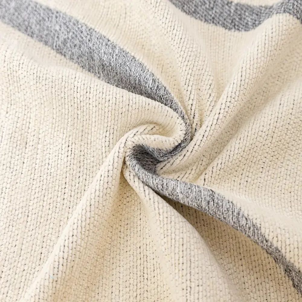 Wellen Linien Chenille Sofabezüge