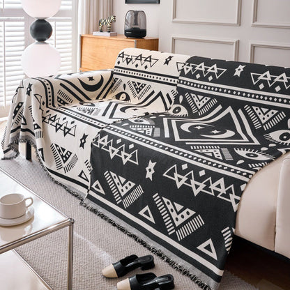 Bohemian Space Geometrischer Sofa-/Couchbezug