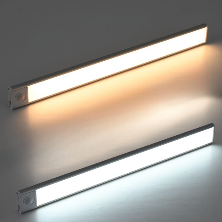 Bewegungsmelder LED-Licht mit magnetischer Installation – wiederaufladbar und energieeffizient für Schränke, Küchen und Flure