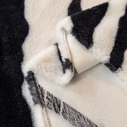 Wild Stripes Zebra Fleece Sofa Bezug