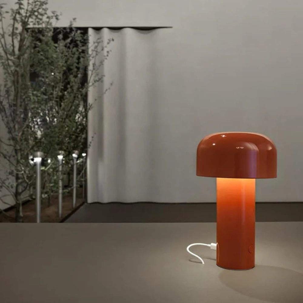 MushGlow – Tischlampe im charmanten Pilzstyle mit moderner Funktionalität