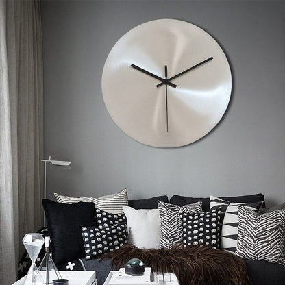 Edelstahl Wanduhr - Minimalistisches Design für Zuhause und Büro Eleganz