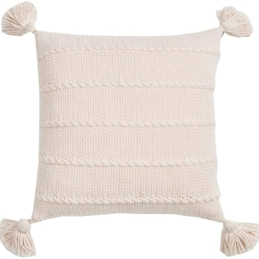 Nordic Strickfransen Kissen