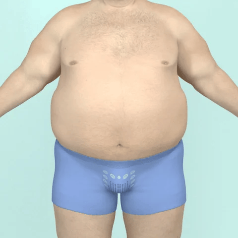 Slimming-Kompressionsweste mit Wärmehaltegewebe