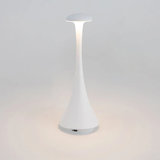 Garduru - Moderne Paddenstoel Tischlampe mit Touch-Control & USB-Aufladung