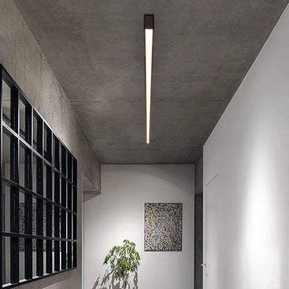 LED-Deckenleuchte modernes schwarzes Metalldesign