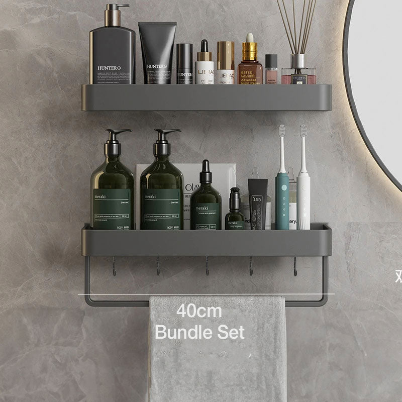 AquaShelf – Elegantes Wandregal für ein organisiertes Badezimmerinterieur