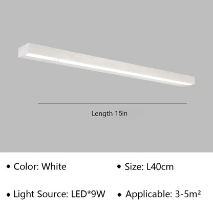 Moderne Aluminium Wasserdichte LED Badezimmer Wandlampe Spiegellichter