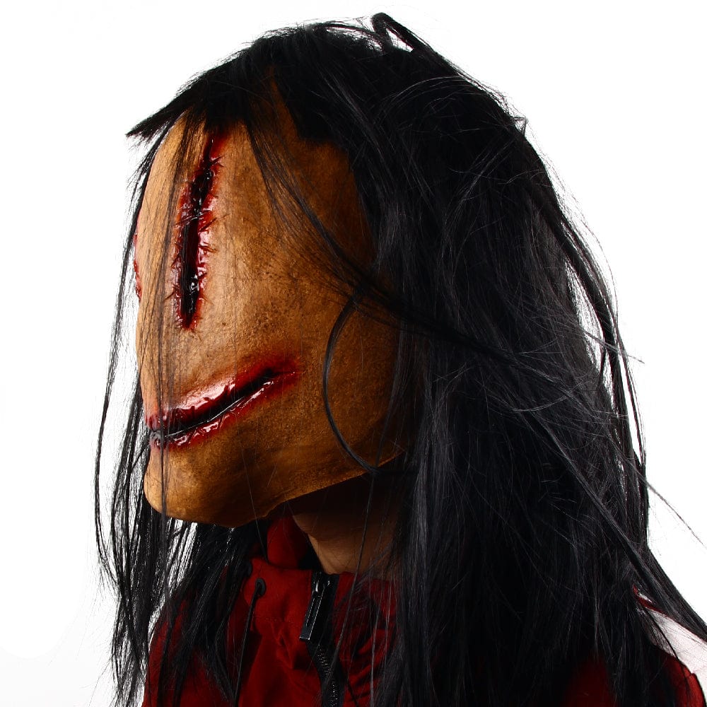 Halloween Horror Kostüm Party Maske Blutig Horror Smiley Cosplay Trick Kostüm Requisiten