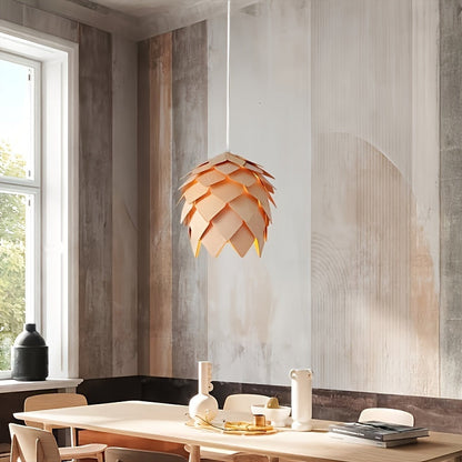 Märchenhafte Tannenzapfen-Lampe – Natürliche Atmosphäre im Haus