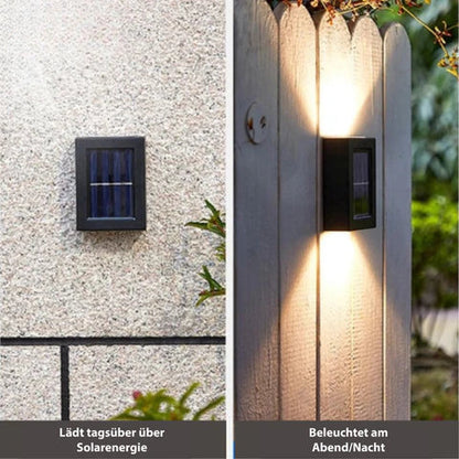 Garduru - Innovative Kabellose LED-Solar-Wandleuchten