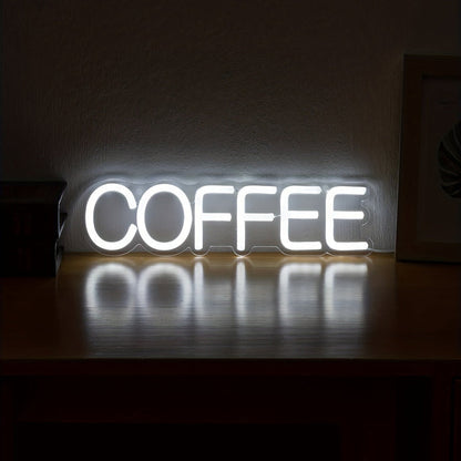 Stilvolle LED-Neonleuchte Kaffee