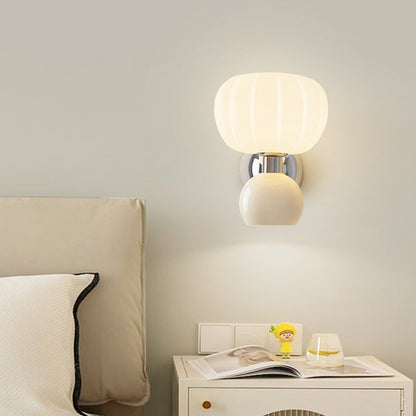 Moderne LED-Wandlampe Creme – Energiesparende Dekolampe für Wohnzimmer und Schlafzimmer