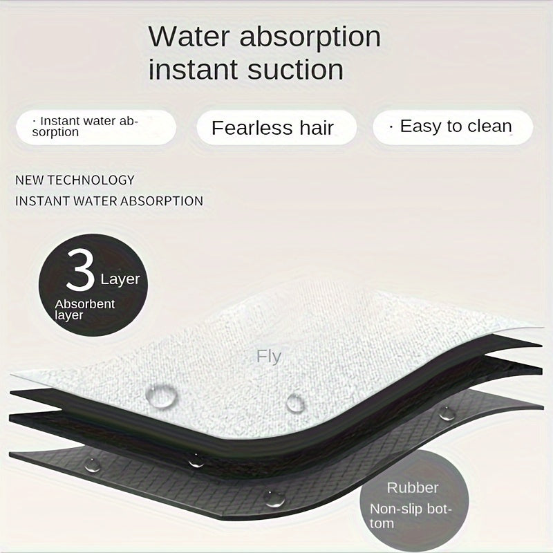 Badevorleger mit schnelltrocknenden Eigenschaften - Ultra-absorbierend