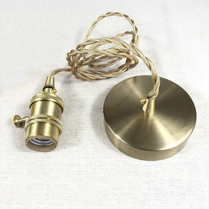 Vintage Kristall Hängeleuchte – Zeitlose Eleganz mit Glasschirm