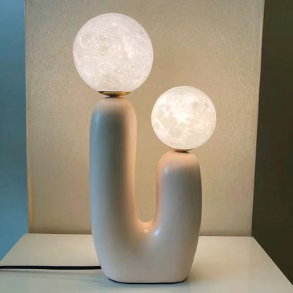 Nordique Glow - Moderne Glastischlampe