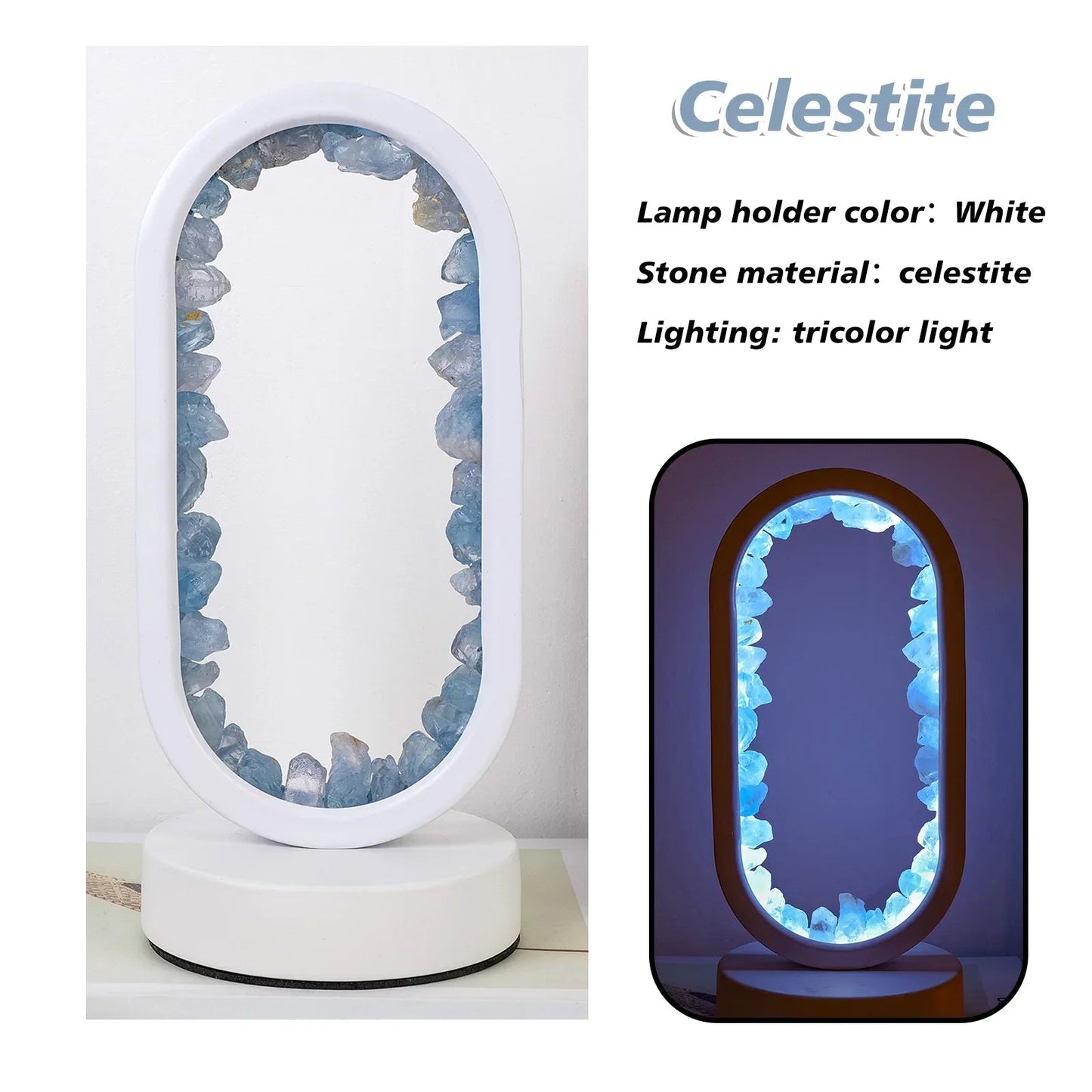 Garduru - Natürliche Amethyst-Lampe mit entspannender Lichtquelle für ruhige Atmosphäre