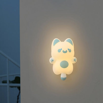 Quietsilicone Doodle Katze LED Nachtlicht - Perfektes Geschenk für Kinder und Mädchen