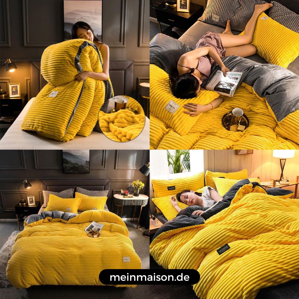 SweetDreams™ - Samt-Fleece-Bettdecke | Ultimativer Komfort