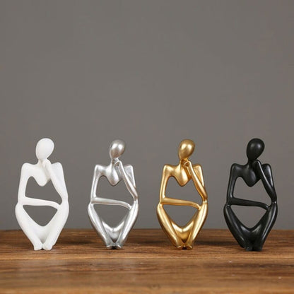 Abstrakter Denker Statue