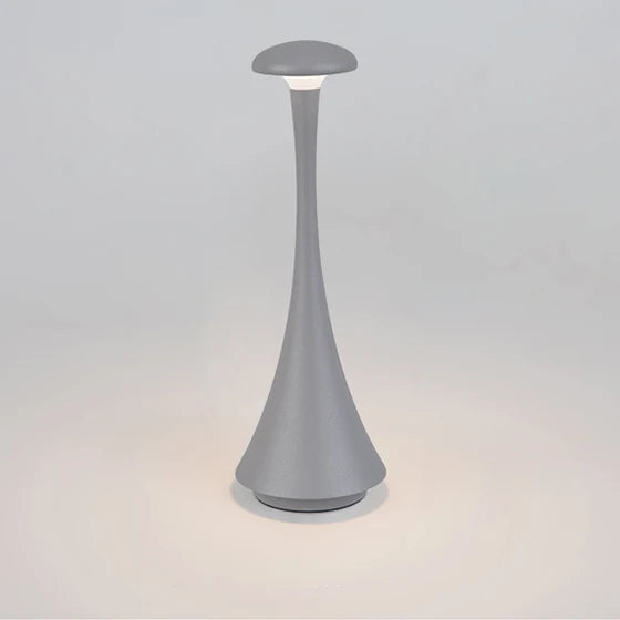 Garduru - Moderne Paddenstoel Tischlampe mit Touch-Control & USB-Aufladung