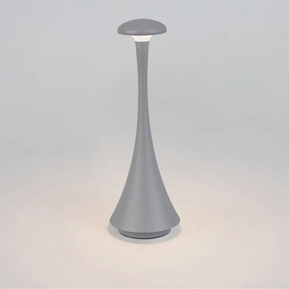 Garduru - Moderne Paddenstoel Tischlampe mit Touch-Control & USB-Aufladung