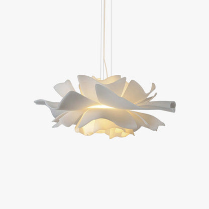 Suspension Bella Fleur - Moderne Lampe aus Metall und Acryl, Florales Design