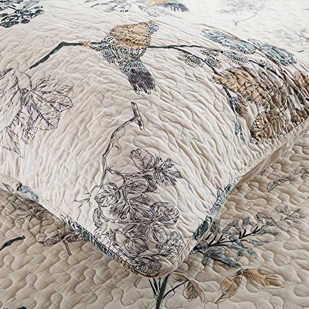 Elegante florale Tagesdecke