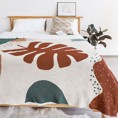 Abstrakter Stil Strickwurf