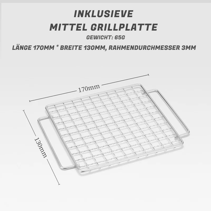 Tragbarer Tisch Holzofen Camping - Falfbar, Grill