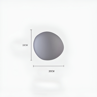 Garduru Light – Nordische Kieselstein-Style LED-Wandleuchte