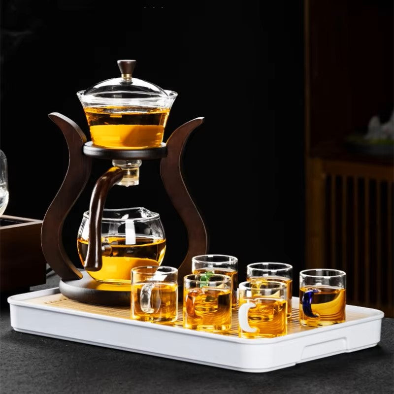 Automatische magnetische Saugglas Kung Fu Teeset 350ml