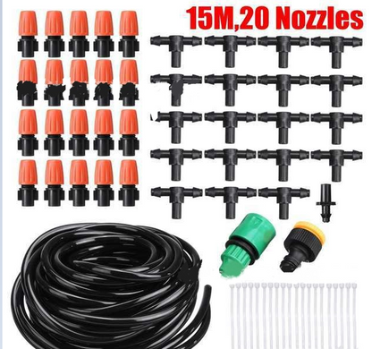 Automatisches Bewässerungssystem für die Tropfbewässerung von Gartenpflanzen