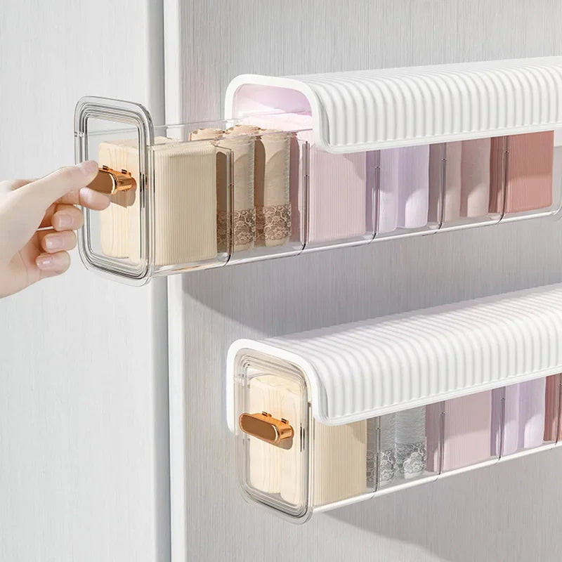 Wäsche-Organizer stylische Ordnung - Netzstrümpfe, Spitze, Maschenware