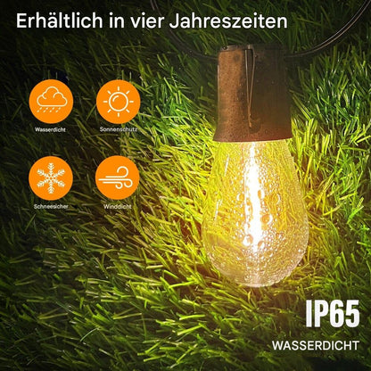 LED Solar-Lichterkette – Stimmungsvolle Außenbeleuchtung