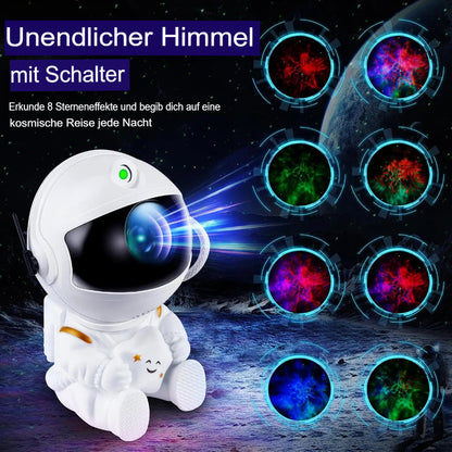 Sternenhimmel-Projektor mit Astronautenfigur – Traumhafte Atmosphäre