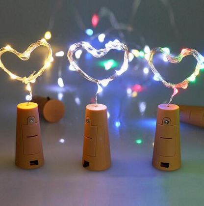 LED Lichterkette für Flaschen – Deko-Lichter mit Draht für kreative Beleuchtung und DIY-Projekte