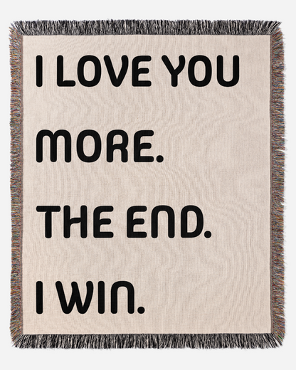Ich Liebe Dich Mehr Gewebte Decke