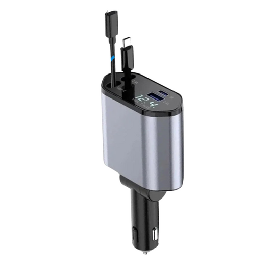 Ausziehbares Auto-Ladegerät mit Starlight Typ-C