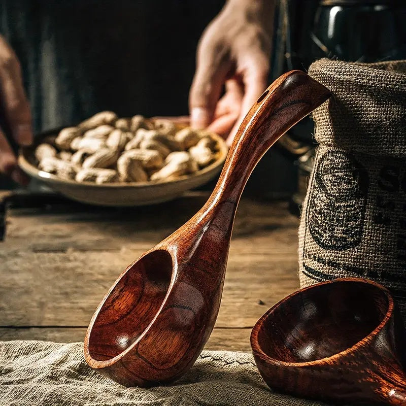 TimberScoop – Luxuriöse Holz-Küchenschaufel mit ergonomischem Design für vielseitige Verwendung
