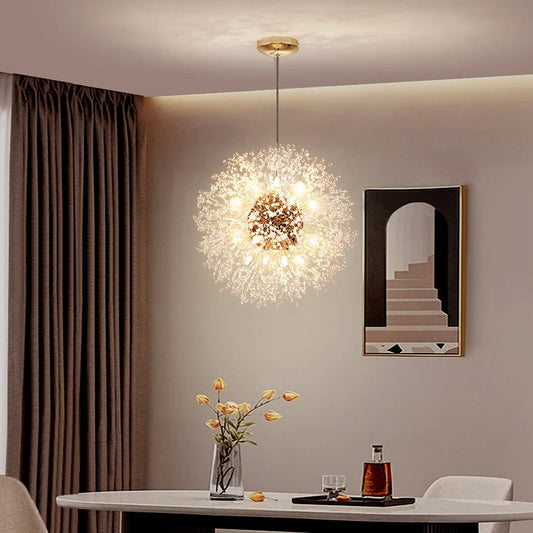 Kronleuchter LED Kristall Luxus - Modernes Design aus verchromtem Metall, LED G9, Elegant und Raffiniert
