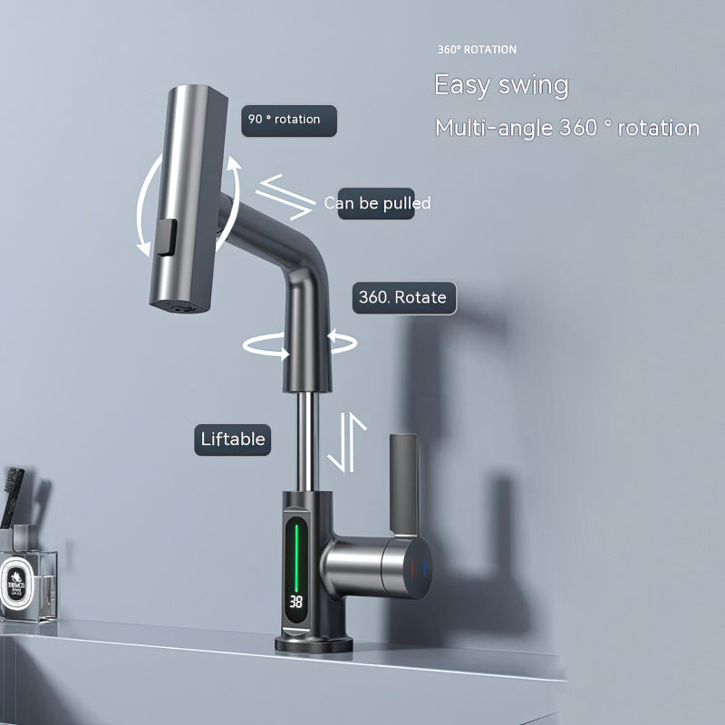 SmartFaucet Pro: Intelligenter Wasserhahn mit Digitalanzeige